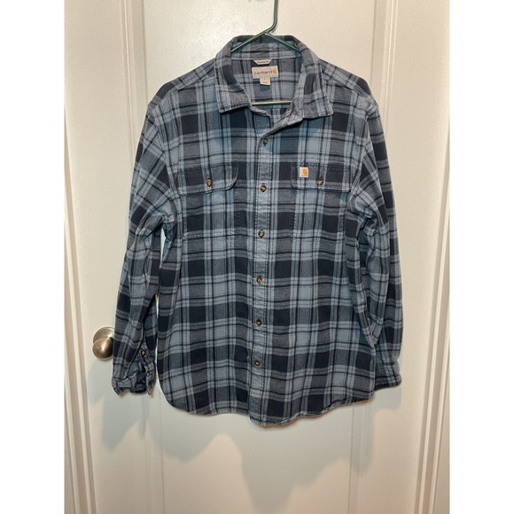 Carhartt Other - Carhartt Men's Plaid Flannel Long Sleeve Button Up Shirt Size L